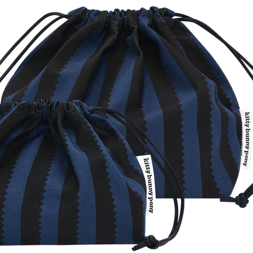 Kitty Bunny Pony Blue Notch Plump Pouch