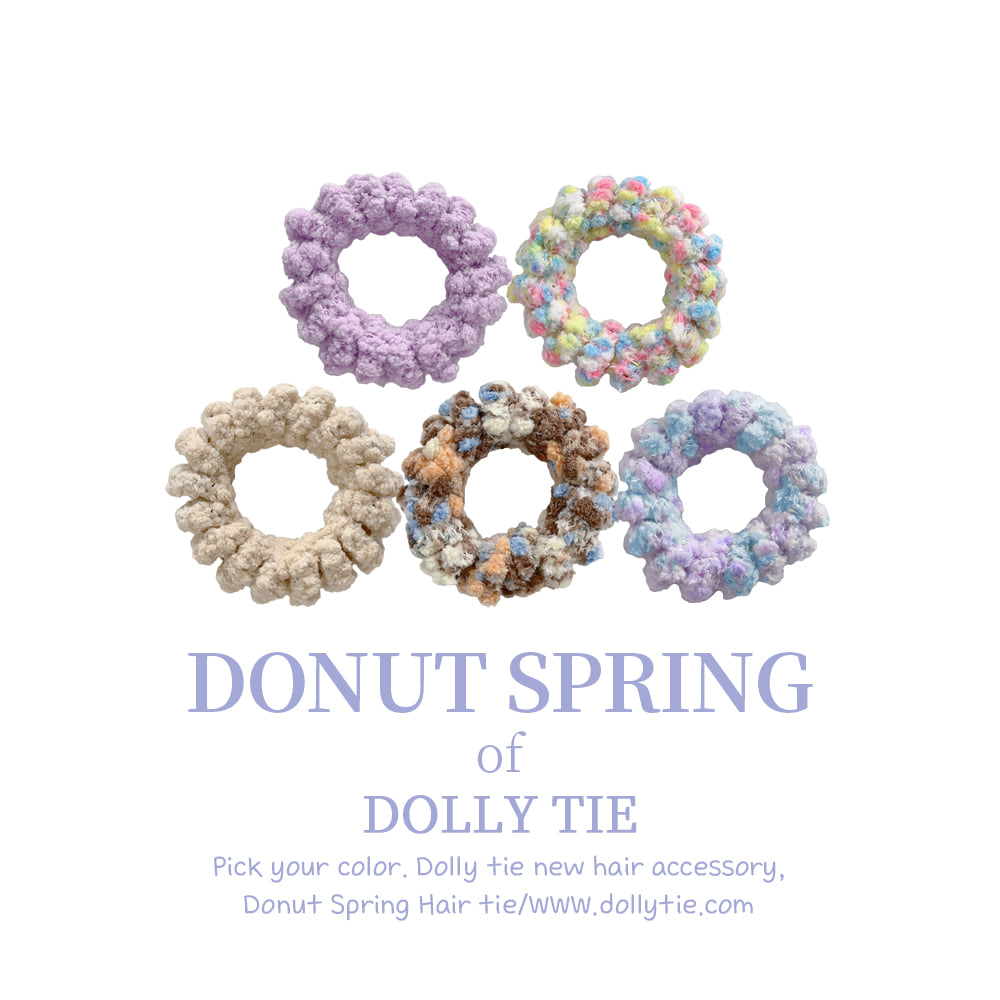 Dolly Tie Korean Hair Accessory - Hair Claw Set Small Mini - view 3