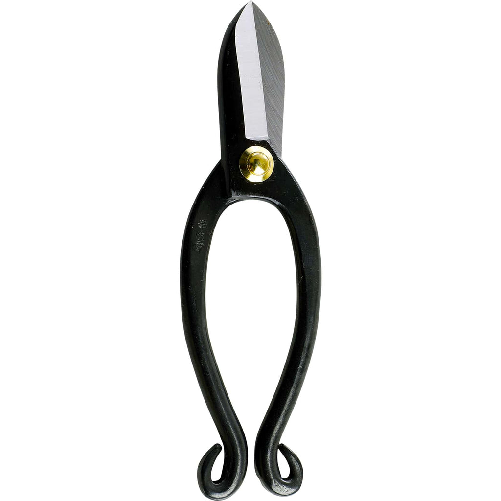 Wazakura 2PCS Japanese Ikebana Essential Tool Set [ Ikenobo Scissors + Round Brass Kenzan]