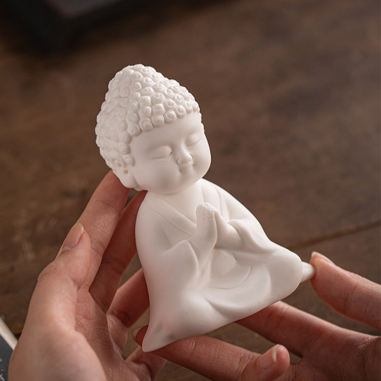 KOHGANE Korean Ceramic Lotus Holder - Tea Ritual Object - view 5