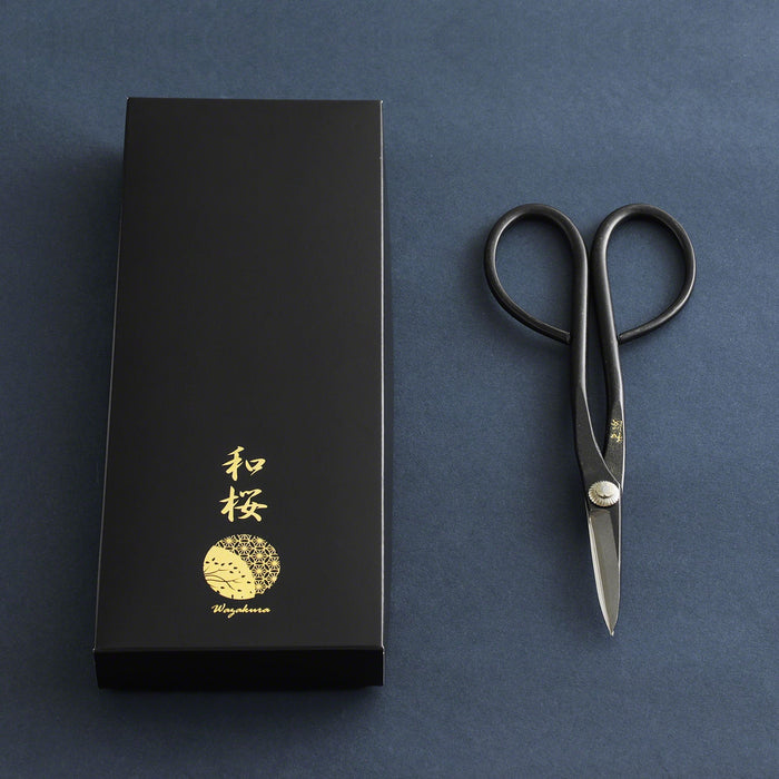 Wazakura Yasugi Steel Satsuki Bonsai Scissors 7"(180mm)