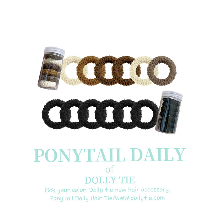 Dolly Tie Korean Hair Accessory - Handmade Seoul Design No.42