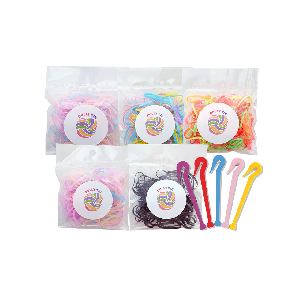 Dolly Tie Korean Hair Accessory - Hair Tie Set - view 4