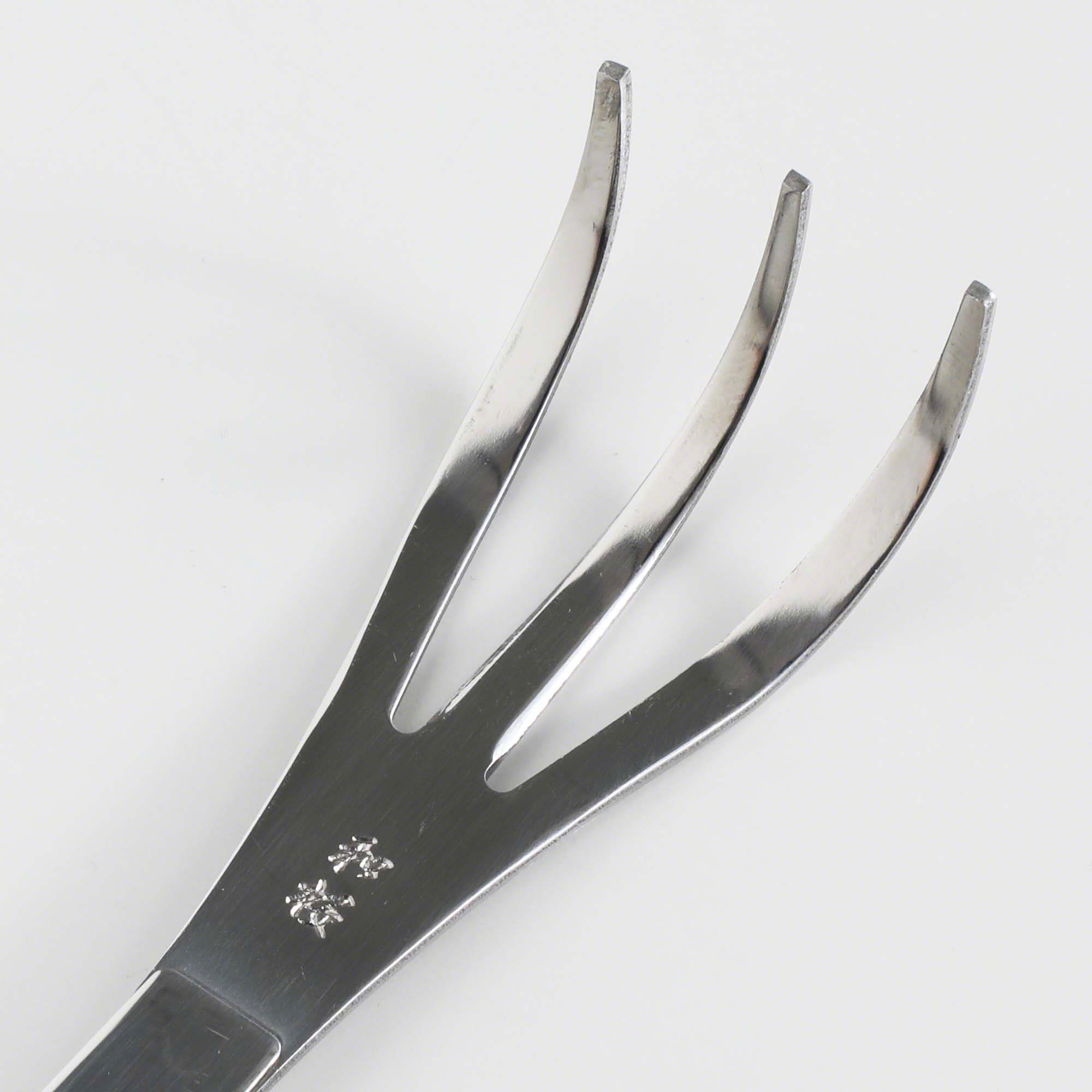 Wazakura Bonsai Curved Tip Tweezer with Rake 8.6"(220mm)