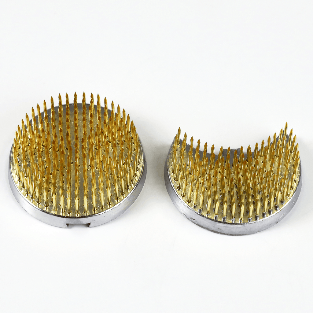 Wazakura 3-3/4"x2-1/4"(93x59mm) Sun and Moon Ikebana Kenzan