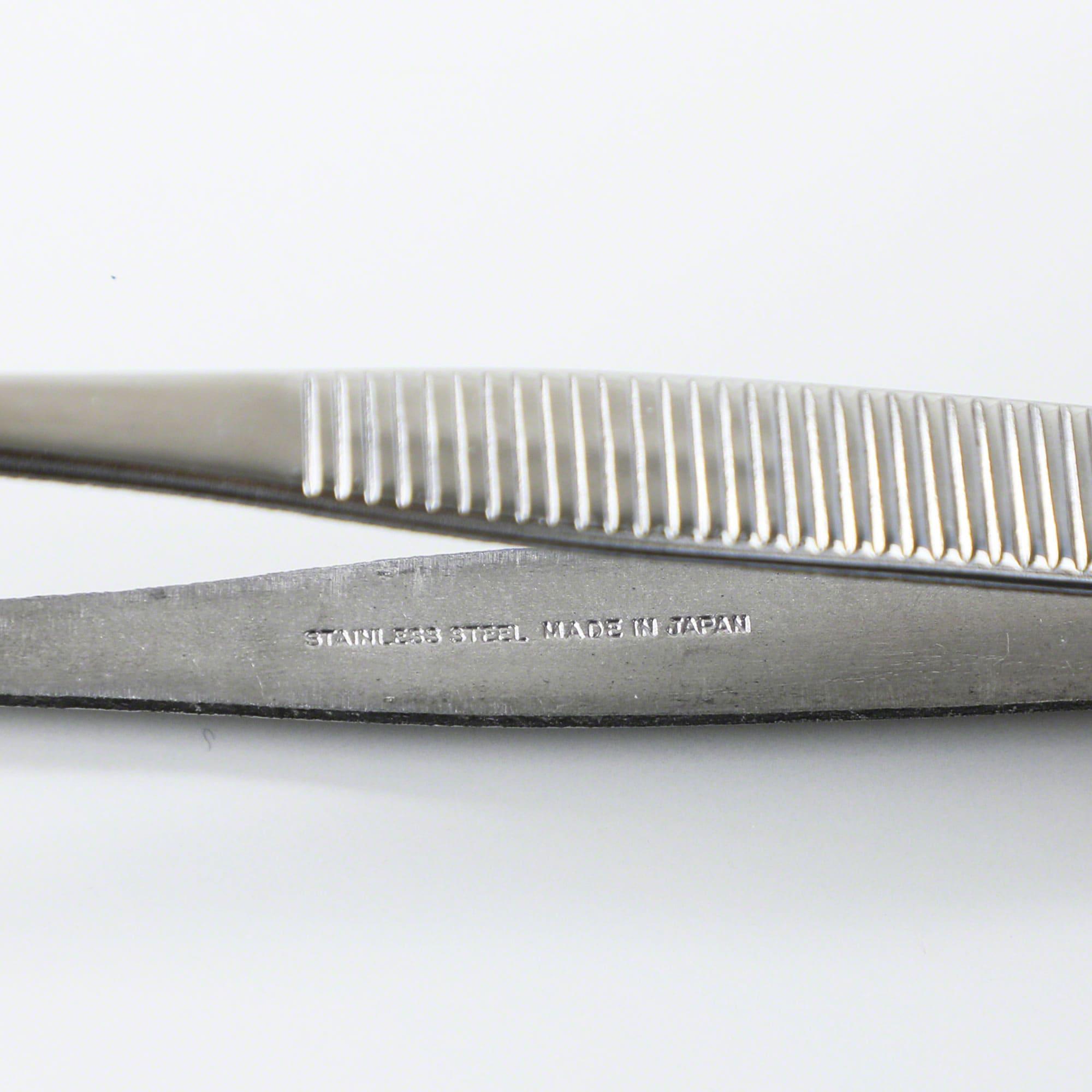 Wazakura Bonsai Curved Tip Tweezer with Spatula 8-1/4"(210mm)