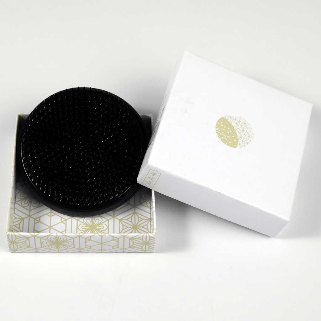 Wazakura Premium Black Ikebana Kenzan Flower Pin Frog
