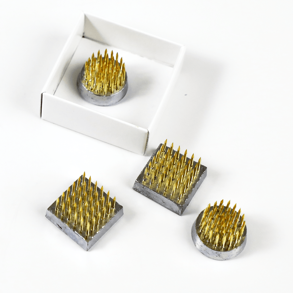 Wazakura 4PCS of 1"(24mm) Mini Ikebana Kenzan