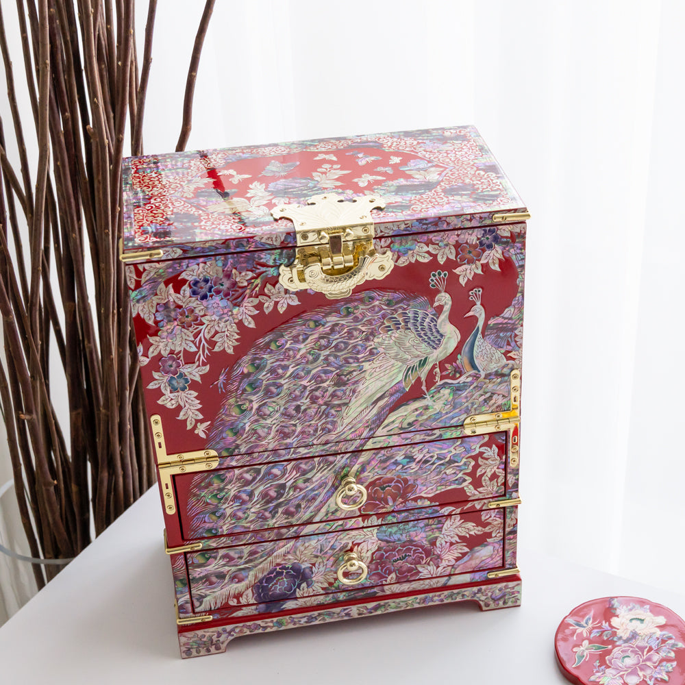 Najeon Mother-of-Pearl Jewelry Box - Black, Large - view 5