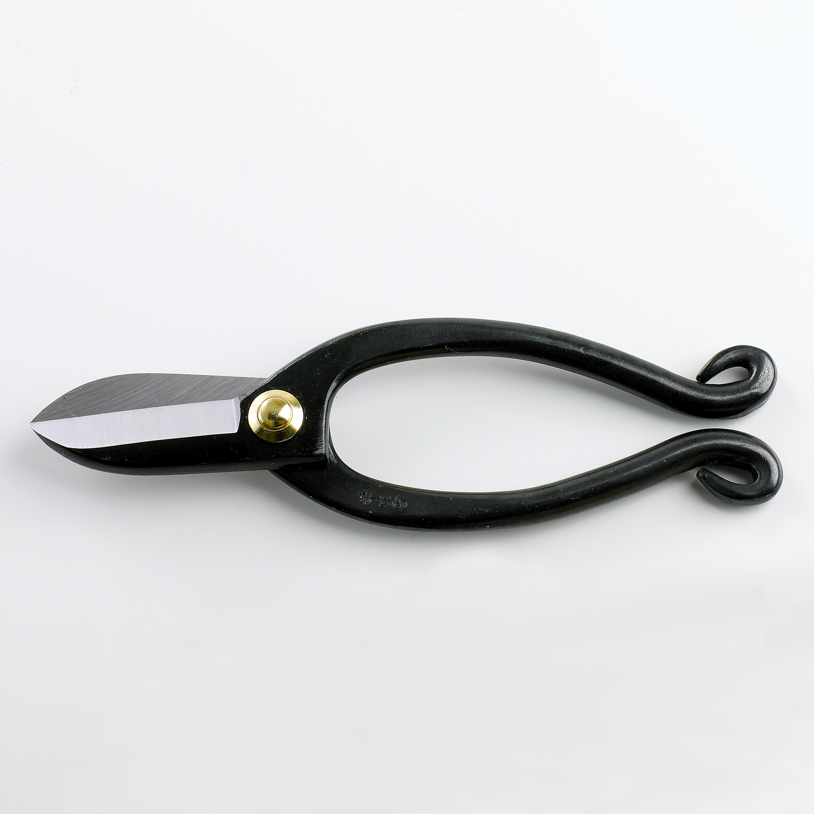 Wazakura 2PCS Japanese Ikebana Essential Tool Set [ Ikenobo Scissors + Sun and Moon Kenzan]
