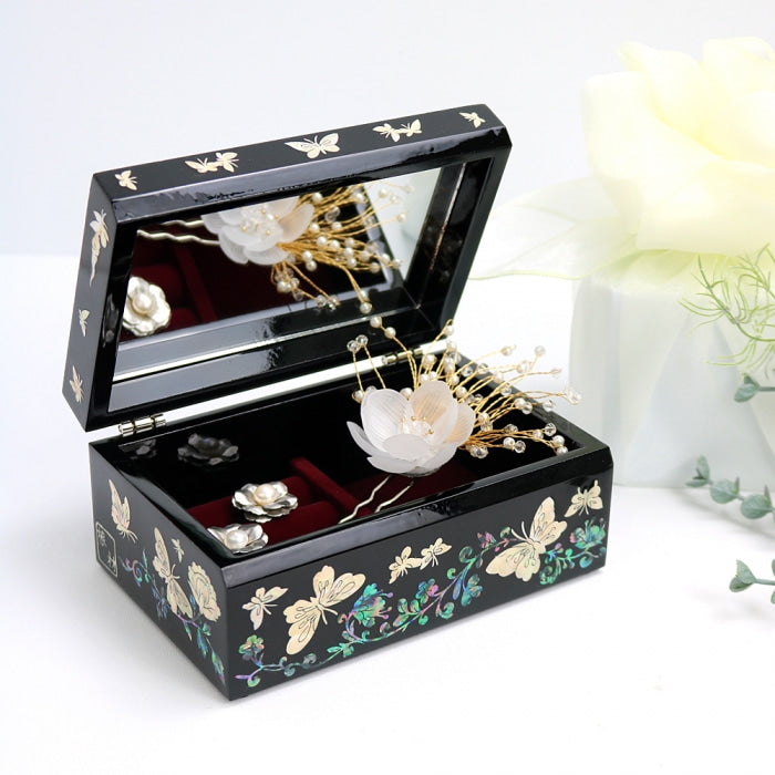 Najeon Mother-of-Pearl Jewelry Box - Peony (by Kim Young - man) (IV) - view 2
