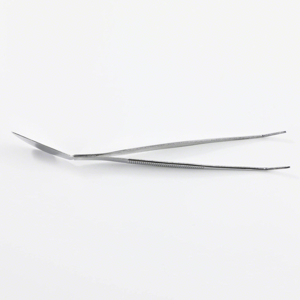 Wazakura Bonsai Curved Tip Tweezer with Spatula 8-1/4"(210mm)