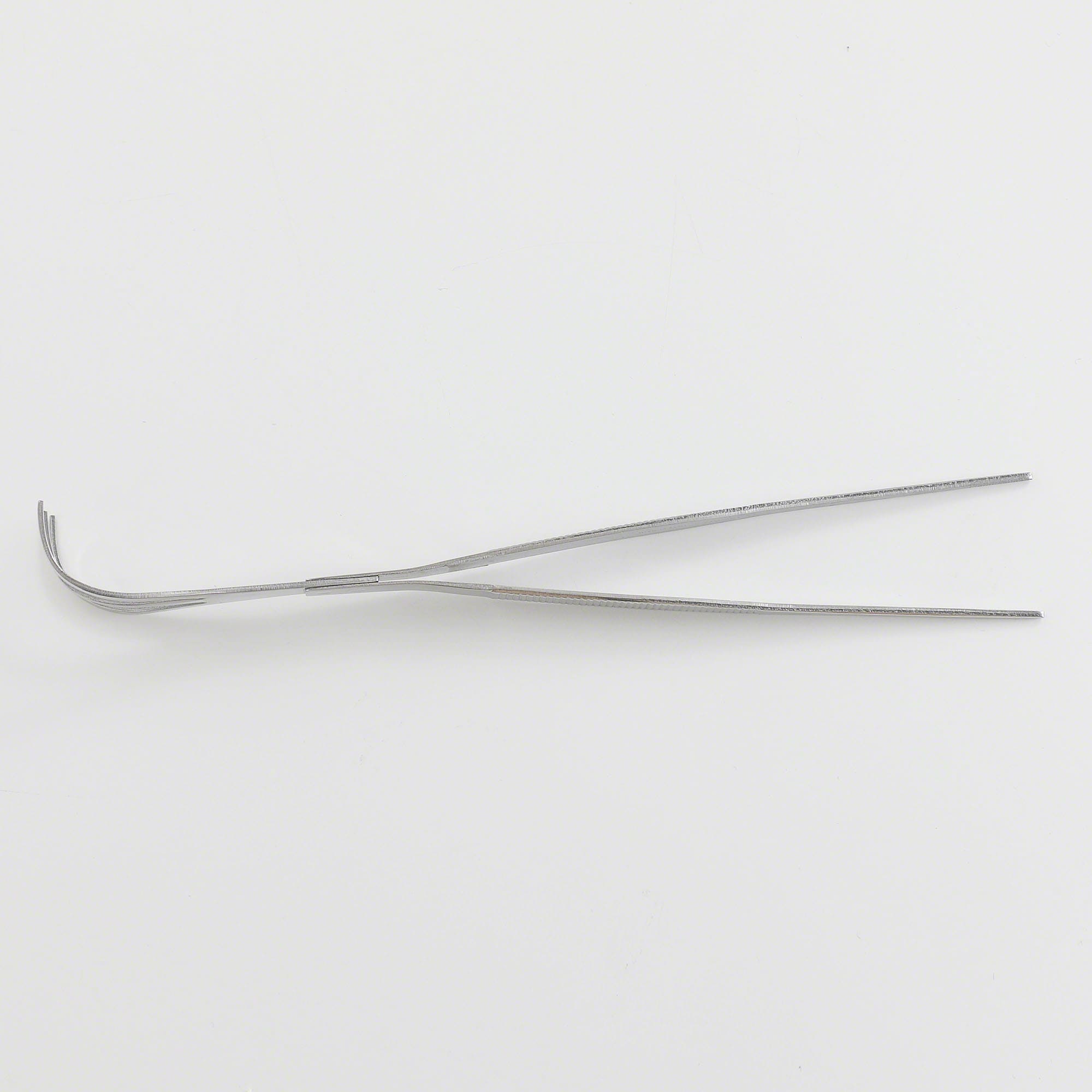 Wazakura Bonsai Curved Tip Tweezer with Rake 8.6"(220mm)