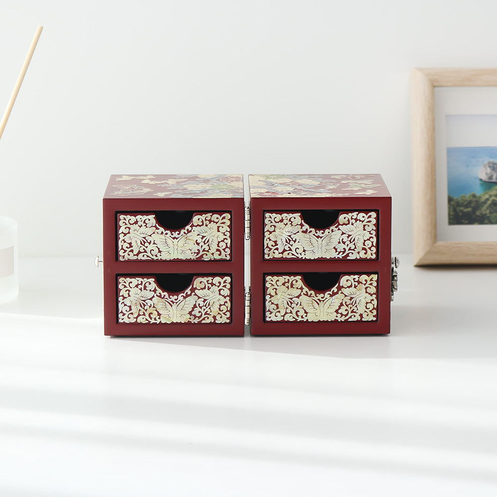 Insadong Craft Korean Mother-of-Pearl Lacquerware - Handmade Seoul Design No.12 - view 8