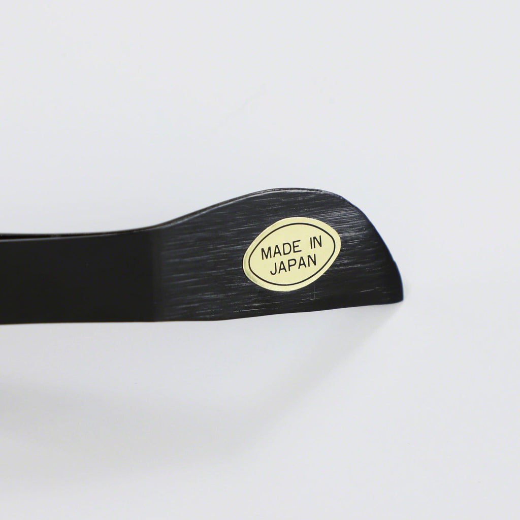 Wazakura Black Coated Bonsai Curved Tip Tweezer with Spatula 8.6"(220mm)