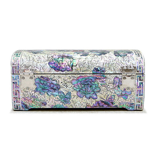 Najeon Mother-of-Pearl Jewelry Box - Peony, 2 - Tier, Small (by Oh Myung - ho) - view 7