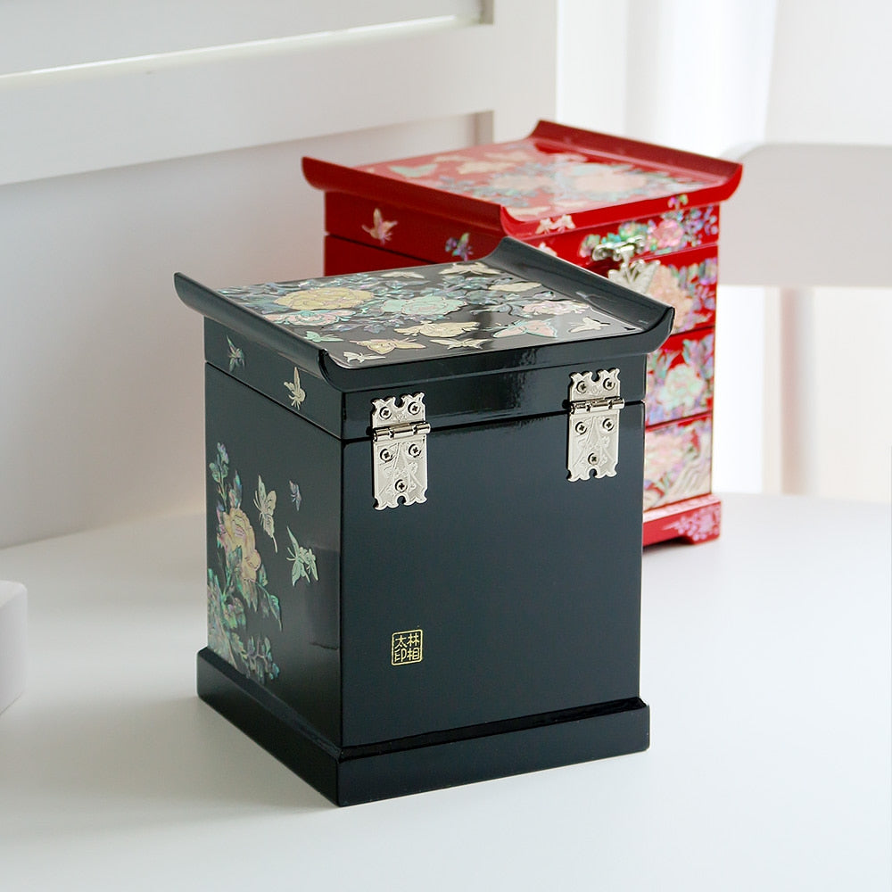 Najeon Mother-of-Pearl Jewelry Box - Crane 25cm - view 7