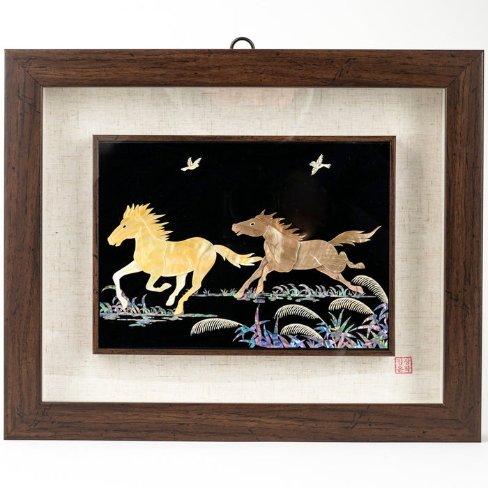 Najeon Mother-of-Pearl Mother-of-Pearl Frame - Horse