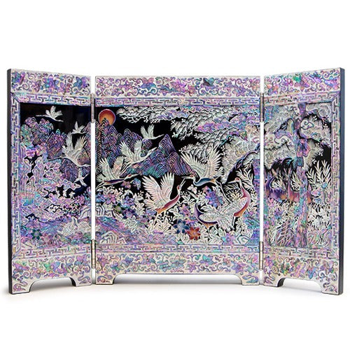 Insadong Craft Korean Mother-of-Pearl Lacquerware - Handmade Seoul Design No.1