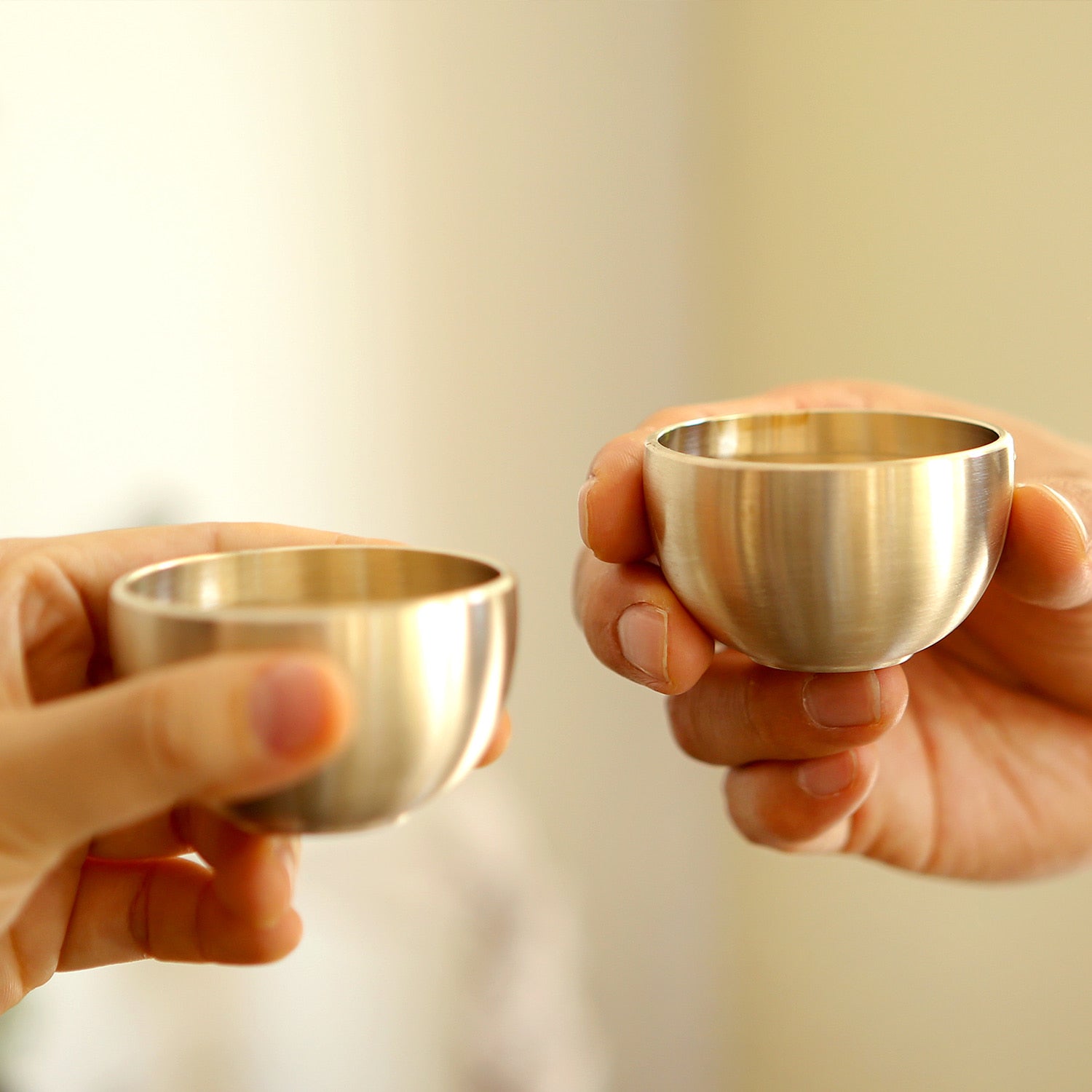 Notdam Bangjja Brass Moon Soju Cup Set of 2 - view 2
