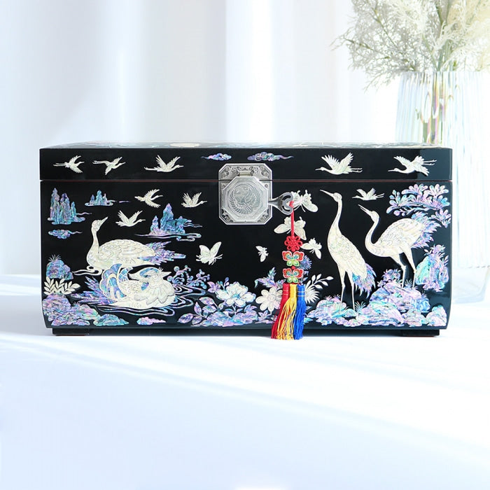 Najeon Mother-of-Pearl Jewelry Box - Peony (by Kim Young - man) - view 5