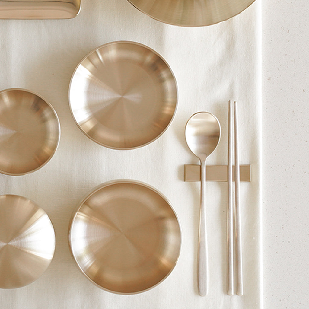 Notdam Bangjja Brass Spoon and Chopstick Set for 1 - view 2