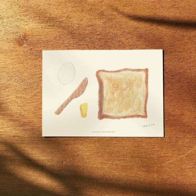 Inside Object Stationery — 드로잉카드 - bread and butter