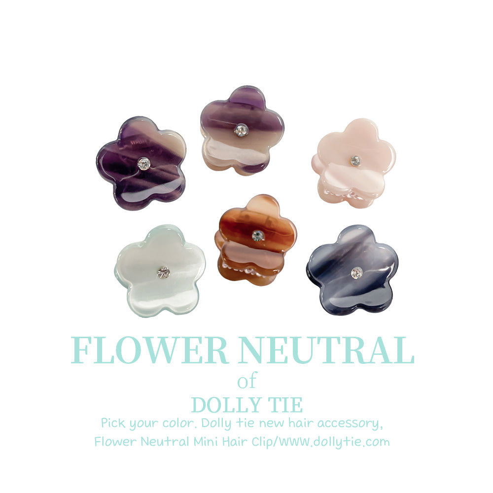 Dolly Tie Korean Hair Accessory - Hair Claw Set Mini