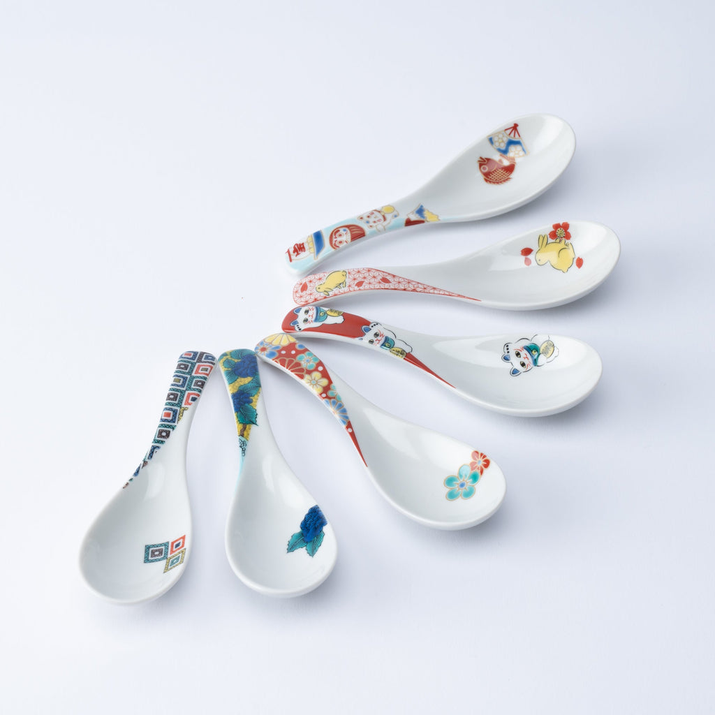 Musubi Kiln Patterned Ramen Spoon