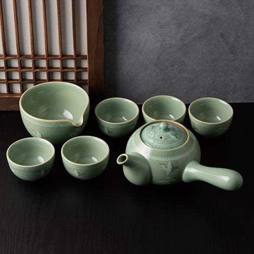 Korean Object - Crane & Cloud, Blue, Gift Set (II) - view 2