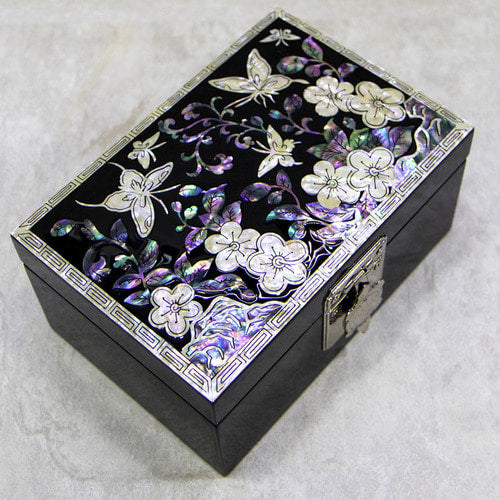 Najeon Mother-of-Pearl Jewelry Box - Butterfly, 1 - Tier (by Oh Myung - ho) - view 4