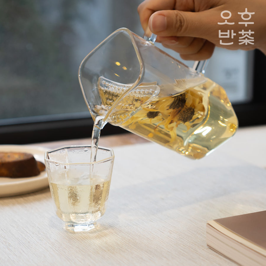 KOHGANE Korean Cooling Bowl Strainer Glass Heatproof - Tea Ritual Object - view 3