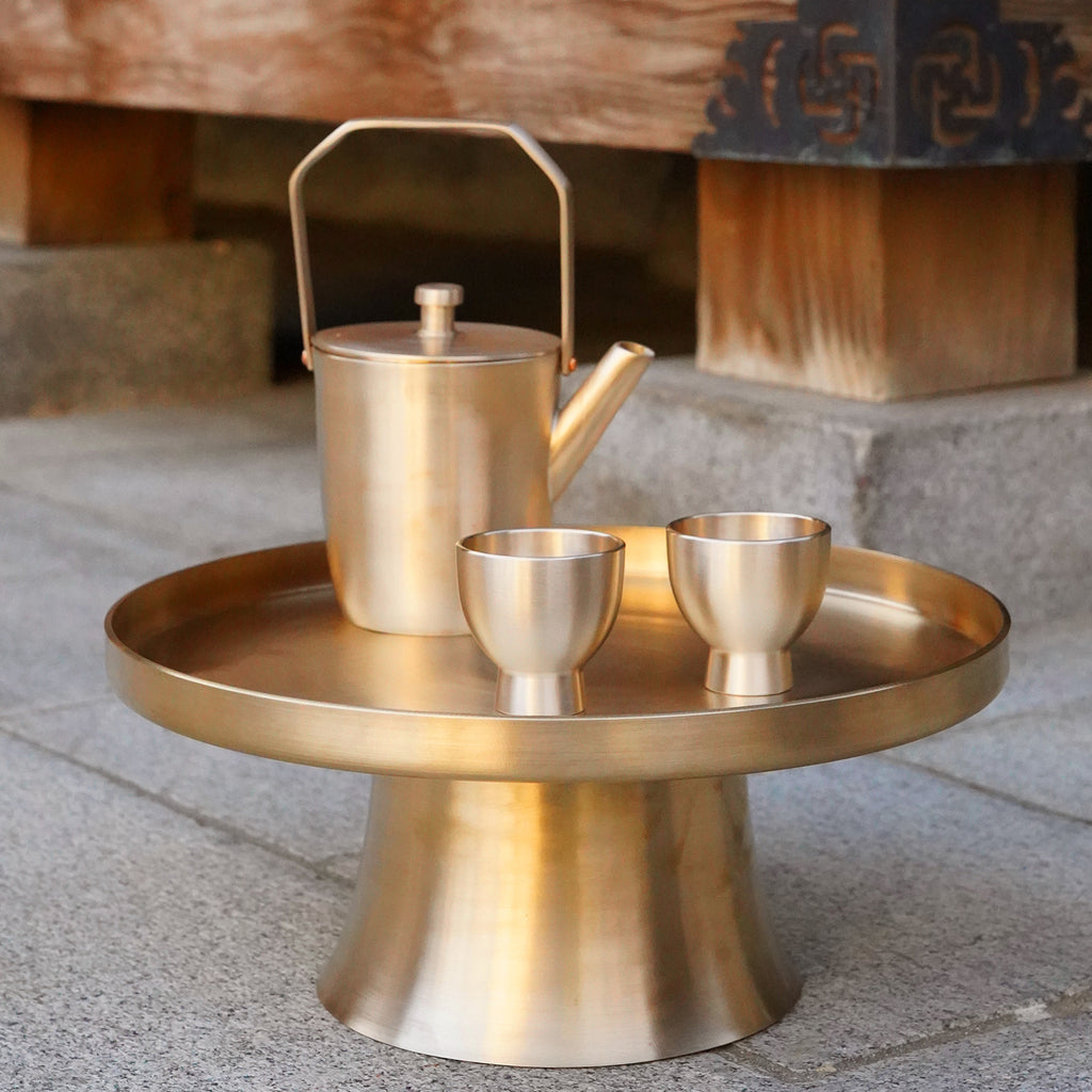 Notdam Bangjja Brass Resonance Soju Cup Set of 2 - view 6