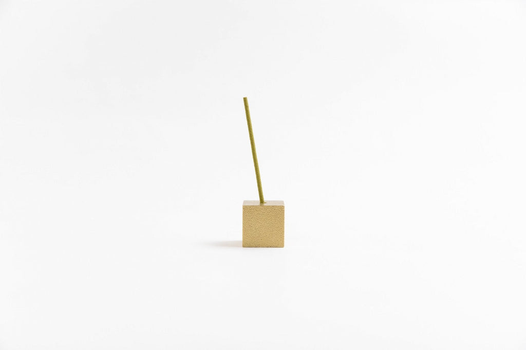 Juttoku Cube Incense Holder - Gold Large - view 2