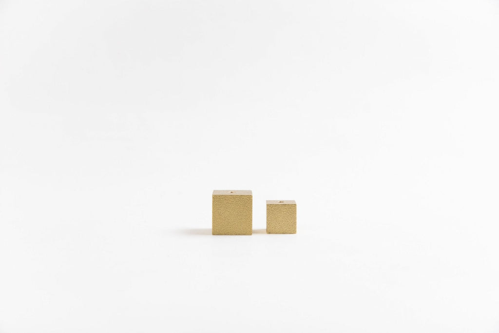 Juttoku Cube Incense Holder - Gold Large - view 3