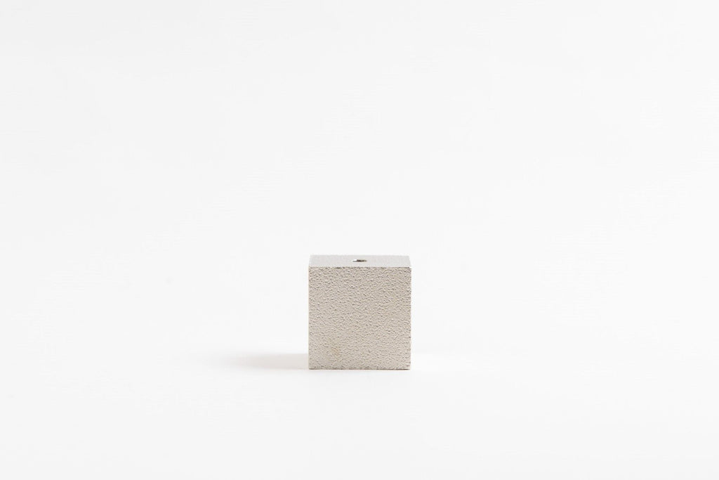 Juttoku Cube Incense Holder - Silver Large