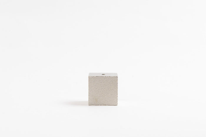 Juttoku Cube Incense Holder - Silver Large