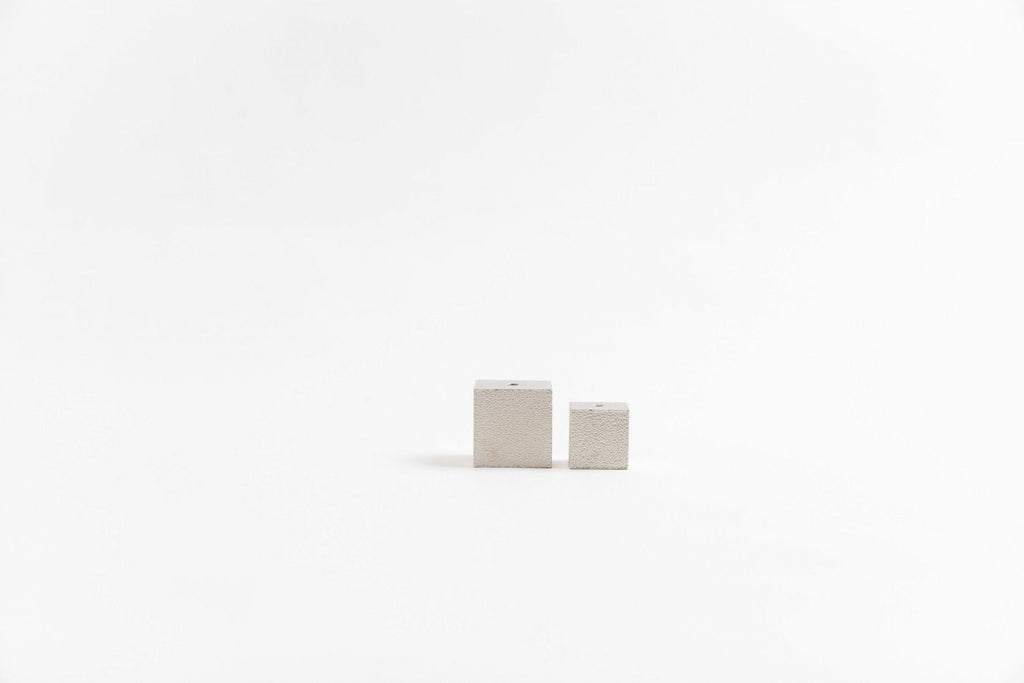 Juttoku Cube Incense Holder - Silver Large - view 3