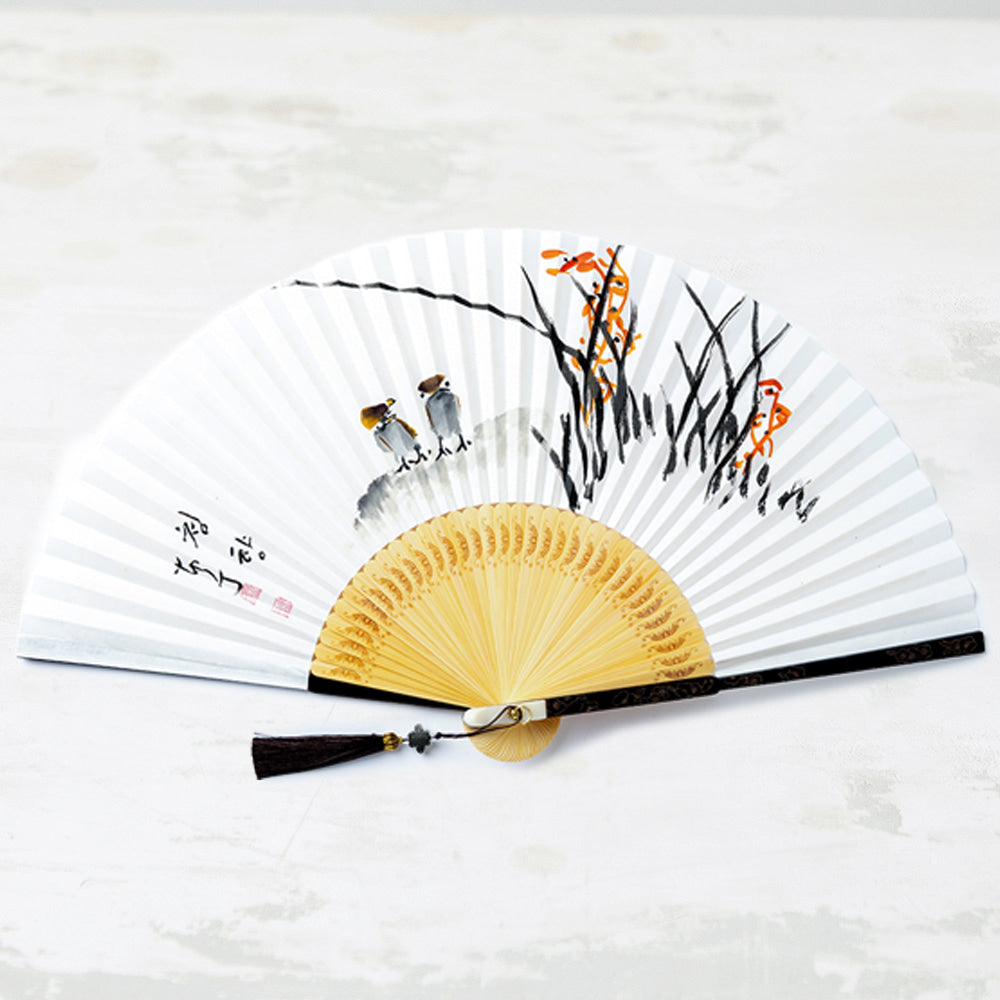 Korean Folding Fan - Black (II) - view 6