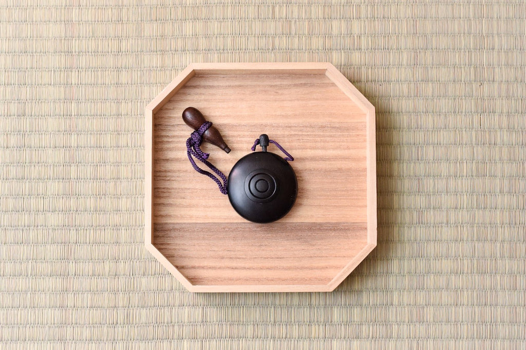 Juttoku Ebony Powder Incense Container - Large