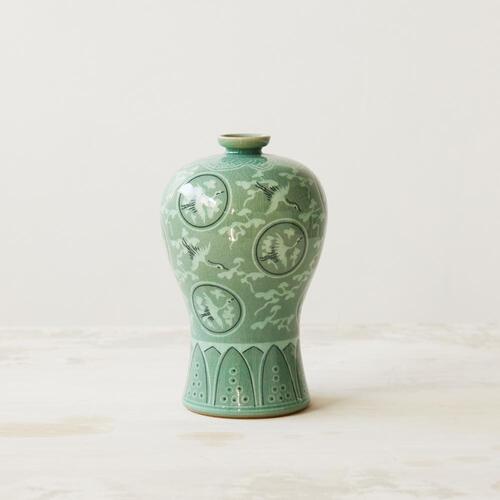Korean Object - Crane & Cloud, Blue, Small (II) - view 6