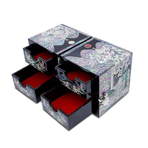 Insadong Craft Korean Mother-of-Pearl Lacquerware - Handmade Seoul Design No.9 - view 5