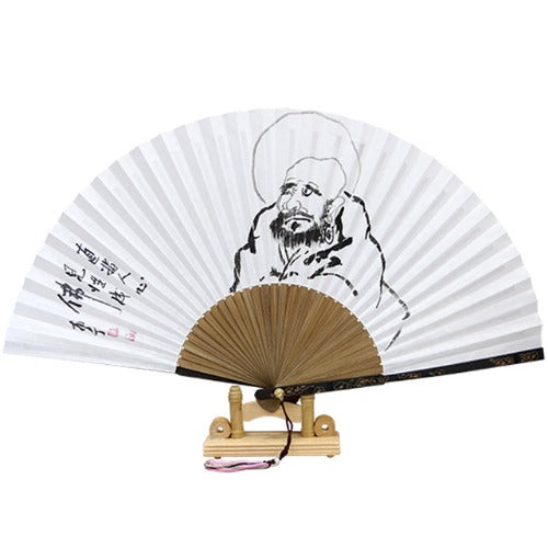Korean Folding Fan - Jade (IV)