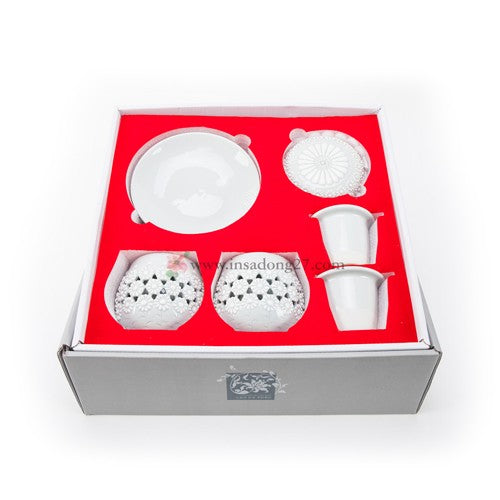 Korean Object - Chrysanthemum, White, Gift Set - view 4