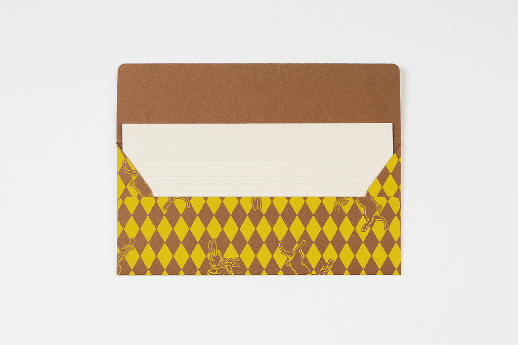 Inside Object Stationery - Money envelope/card - Trumpeter rabbit - view 4