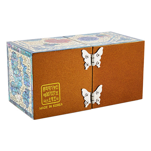 Korean Jewelry Box - Peony, Small (by Oh Myung - ho)