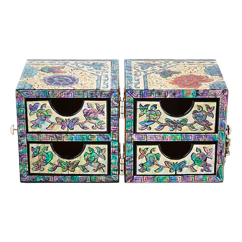 Korean Jewelry Box - Peony, Small (by Oh Myung - ho)