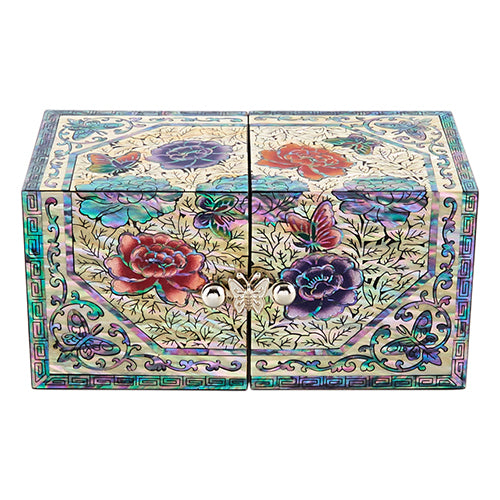 Korean Jewelry Box - Peony, Small (by Oh Myung - ho)