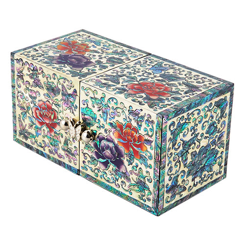 Korean Jewelry Box - Peony, Small (by Oh Myung - ho) (II)