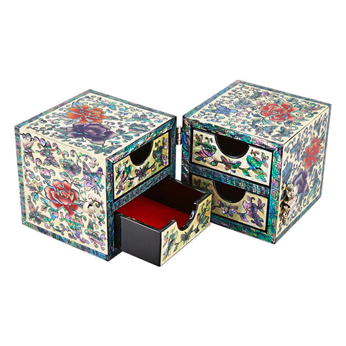 Korean Jewelry Box - Peony, Small (by Oh Myung - ho) (II)